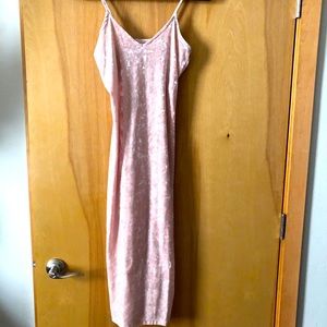 Abound Velvet Light Pink Dress
